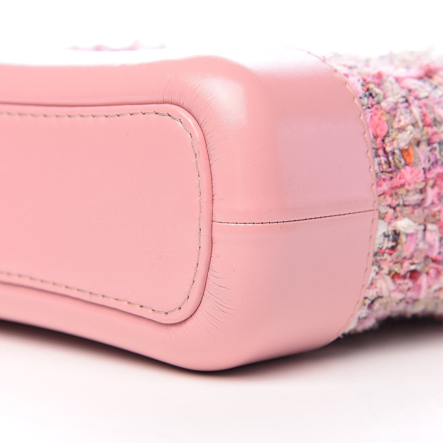 Chanel Tweed Calfskin Small Gabrielle Hobo Light Pink 9 of 11
