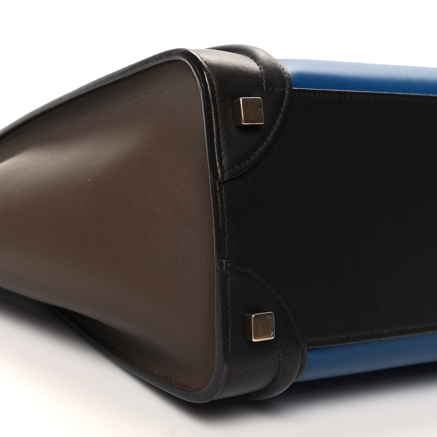 Celine Smooth Calfskin Micro Tri-Color Luggage Sea 8 of 9