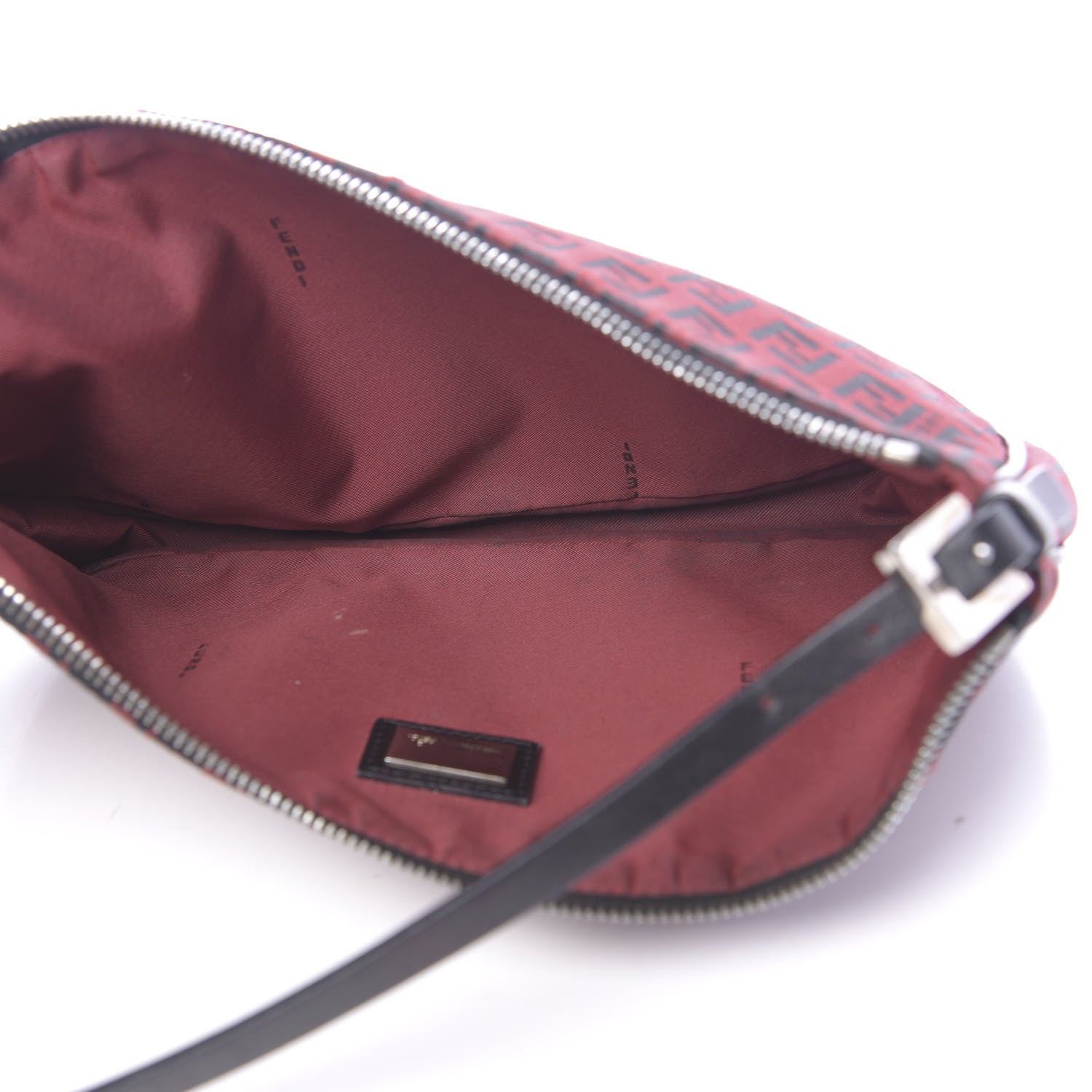 Fendi Zucchino Pochette Red 5 of 12