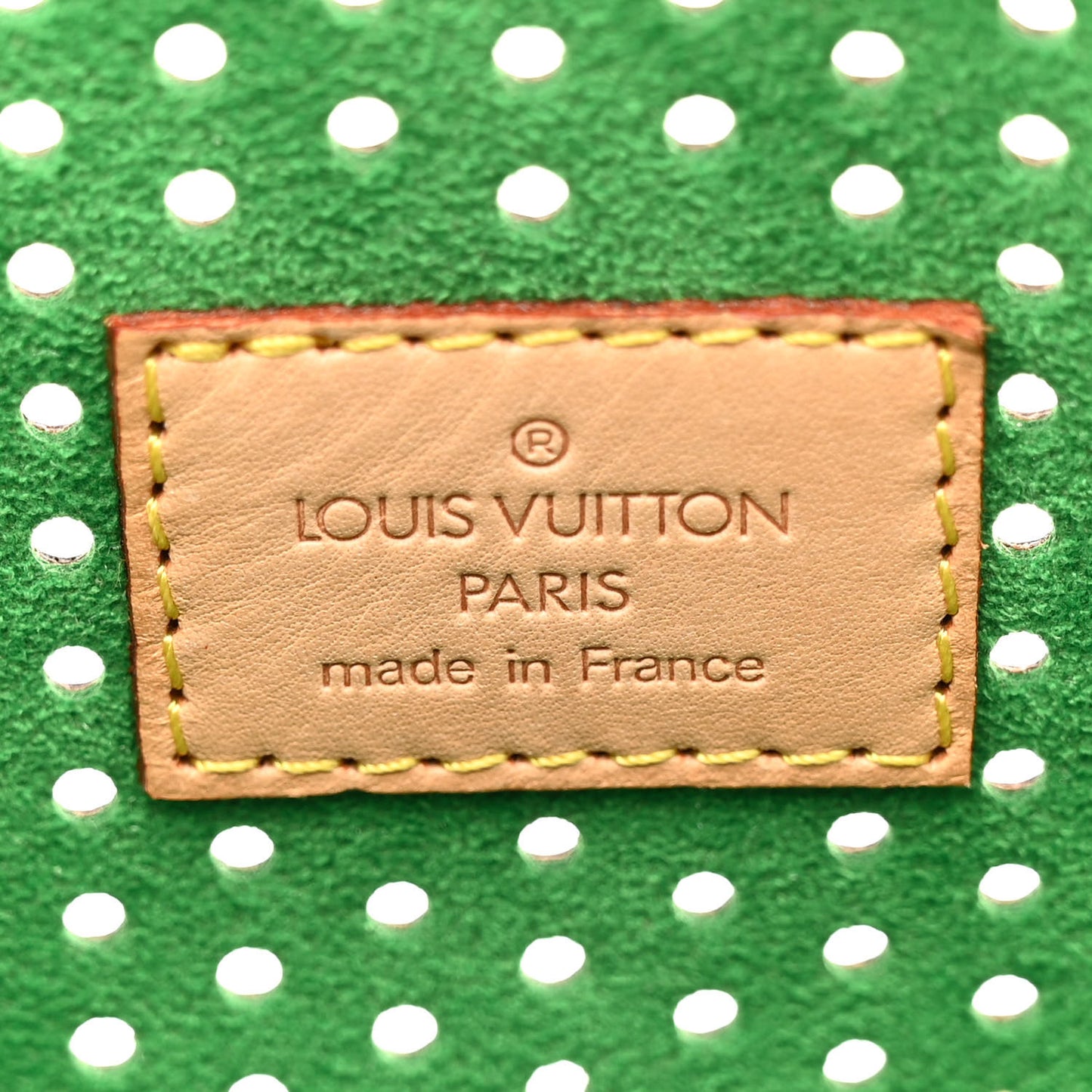 Monogram Perforated Speedy 30 Green