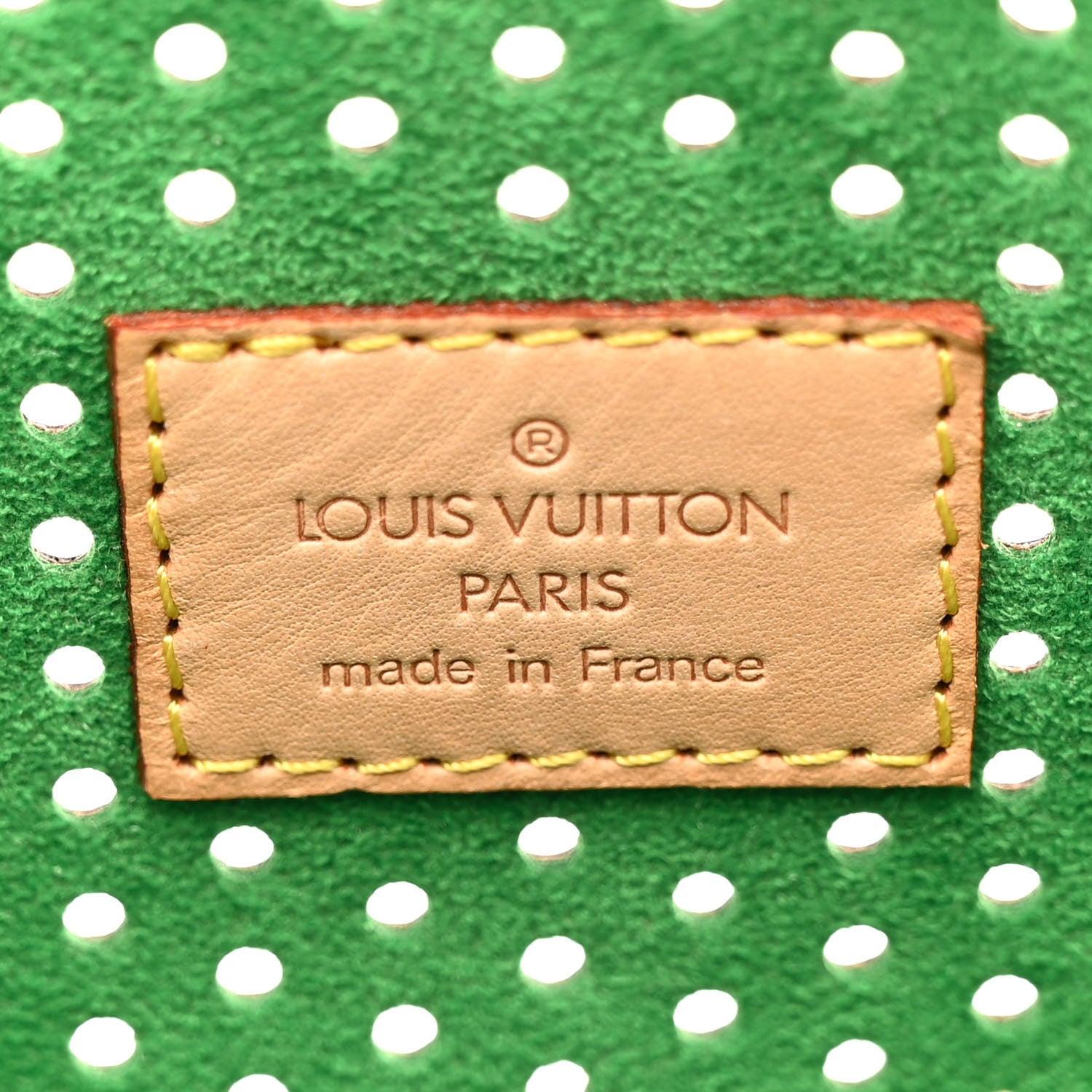 Louis Vuitton Monogram Perforated Speedy 30 Green 6 of 13