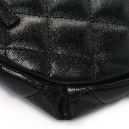 Chanel Calfskin Quilted Waist Belt Bag Black 10 of 12