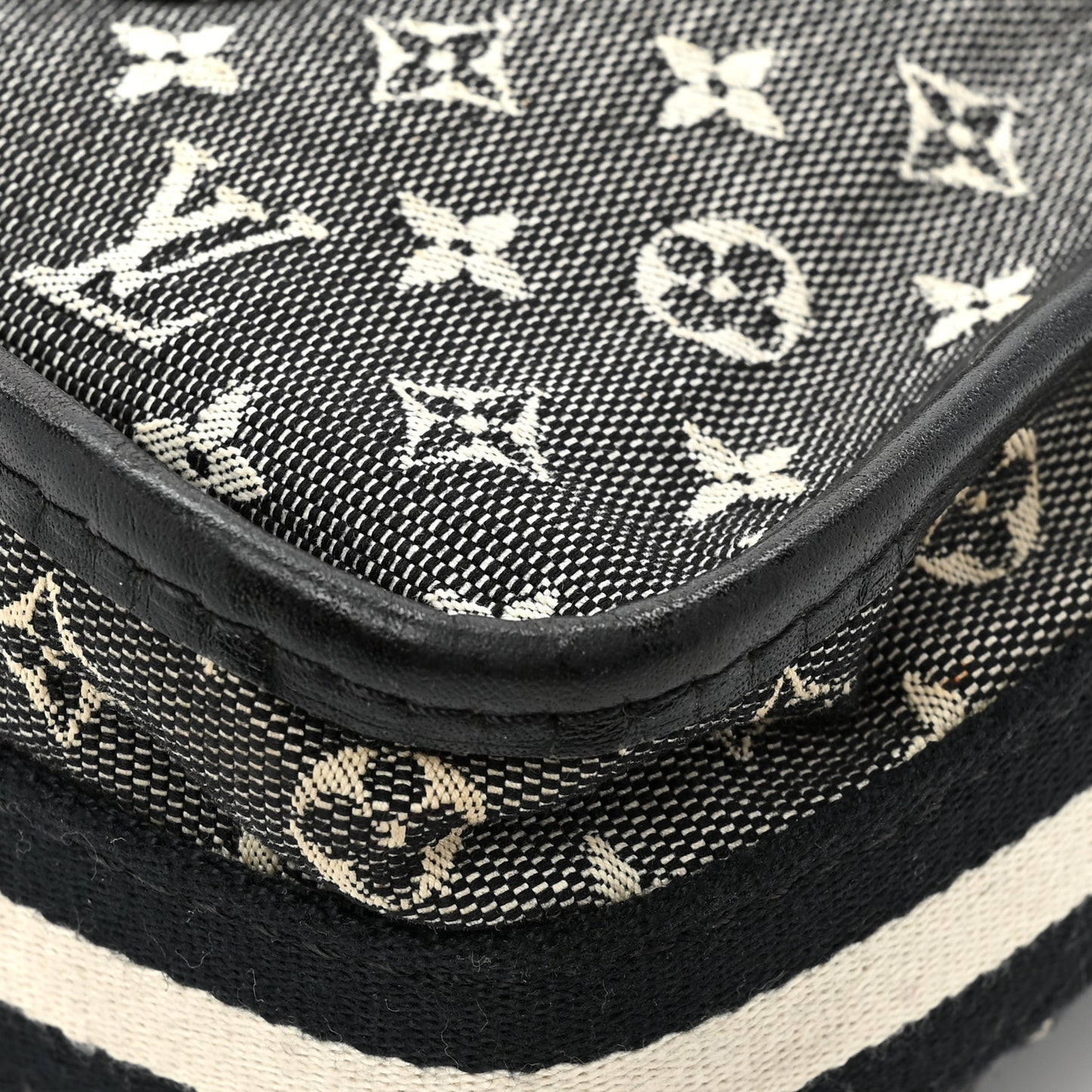 Mini Monogram Besace Mary Kate Black