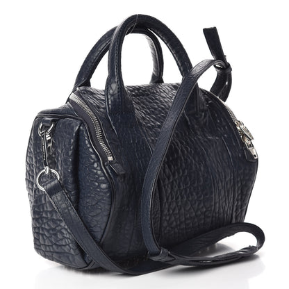 Alexander Wang Pebbled Lambskin Rockie Neptune 3 of 10
