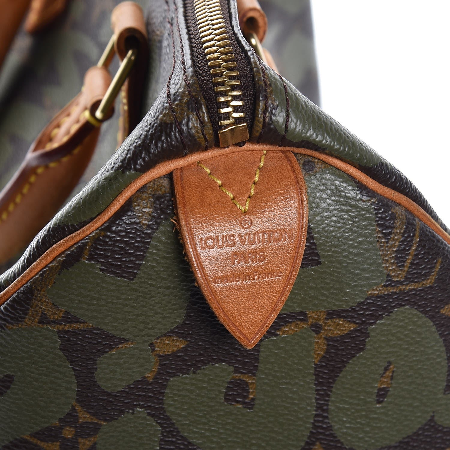 Louis Vuitton Monogram Graffiti Speedy 30 Kaki 6 of 7