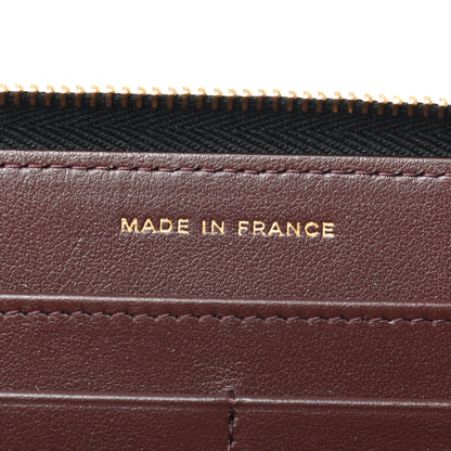 Chanel Caviar Quilted Large Gusset Zip Around Wallet Black 7 of 8