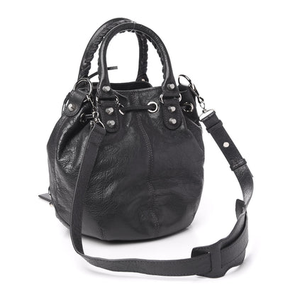 Balenciaga Agneau Giant 12 Silver Hardware Mini Pompon Gris Fossile 3 of 10