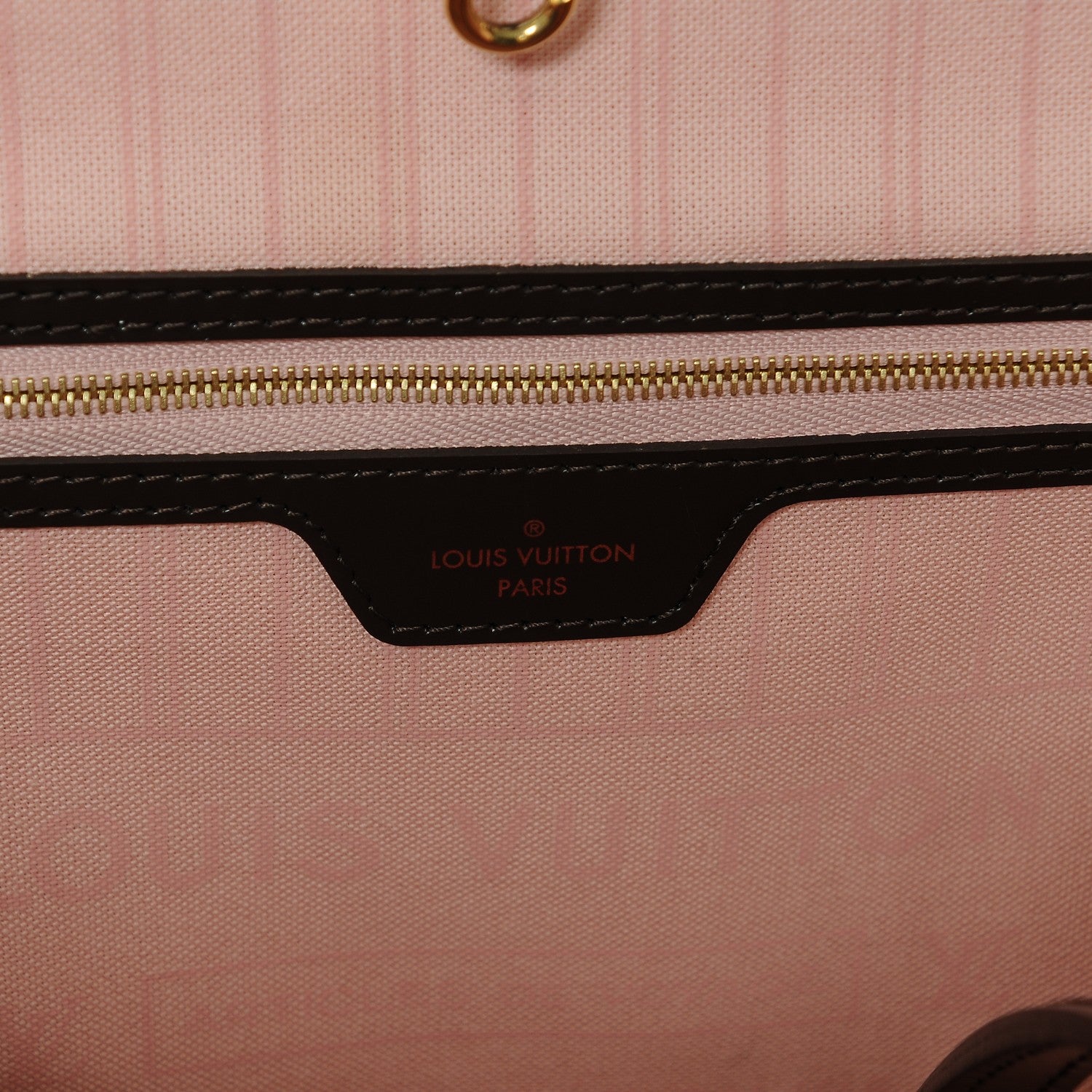 Louis Vuitton Damier Ebene Neo Neverfull MM Rose Ballerine 6 of 6