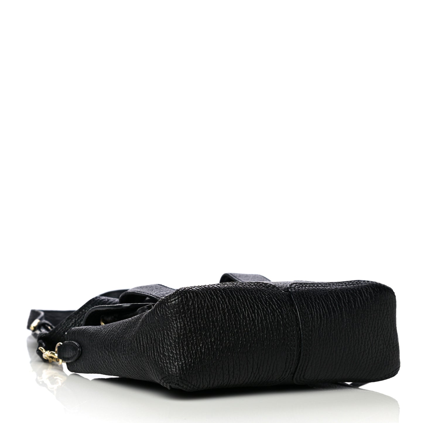 Textured Calfskin Mini Pashli Satchel Black