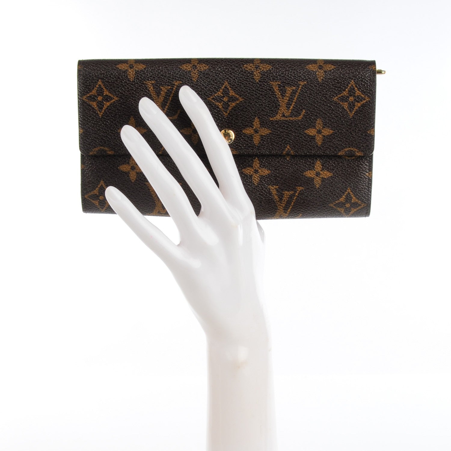Louis Vuitton Monogram Sarah Wallet 2 of 9