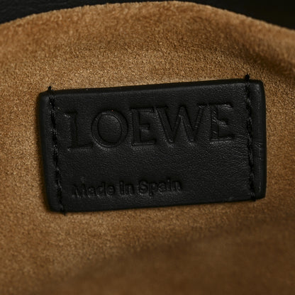 Loewe Calfskin Mini Flamenco Knot Clutch Black 6 of 11