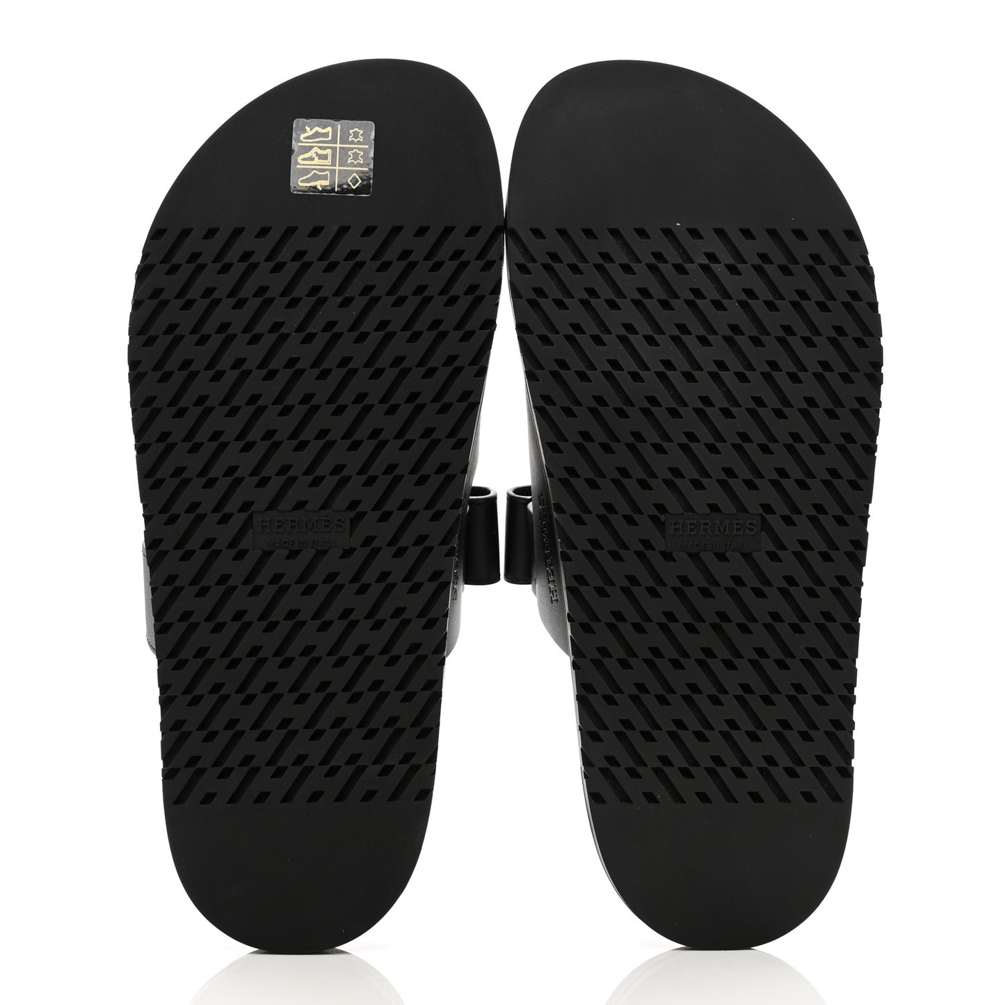 Calfskin Womens Chypre Sandals 38.5 Black