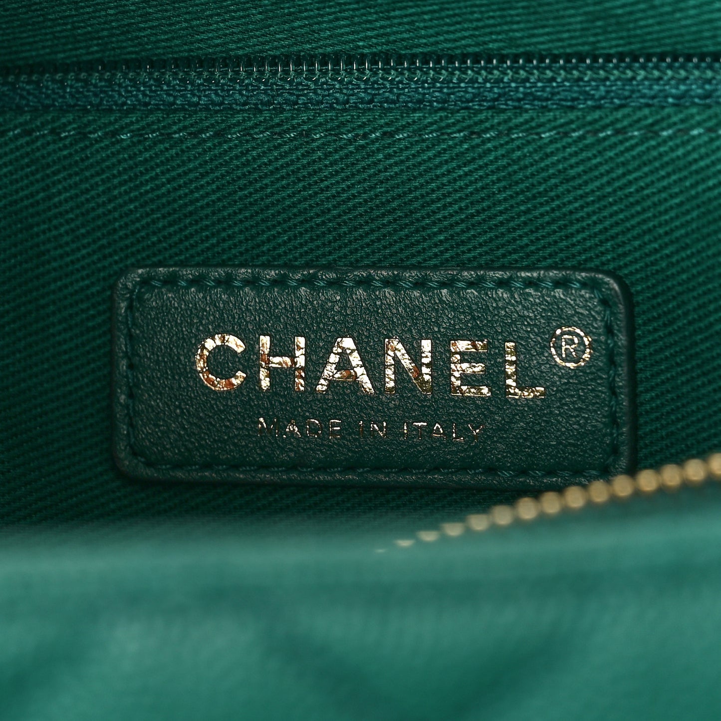 Caviar Quilted Medium Coco Handle Flap Green