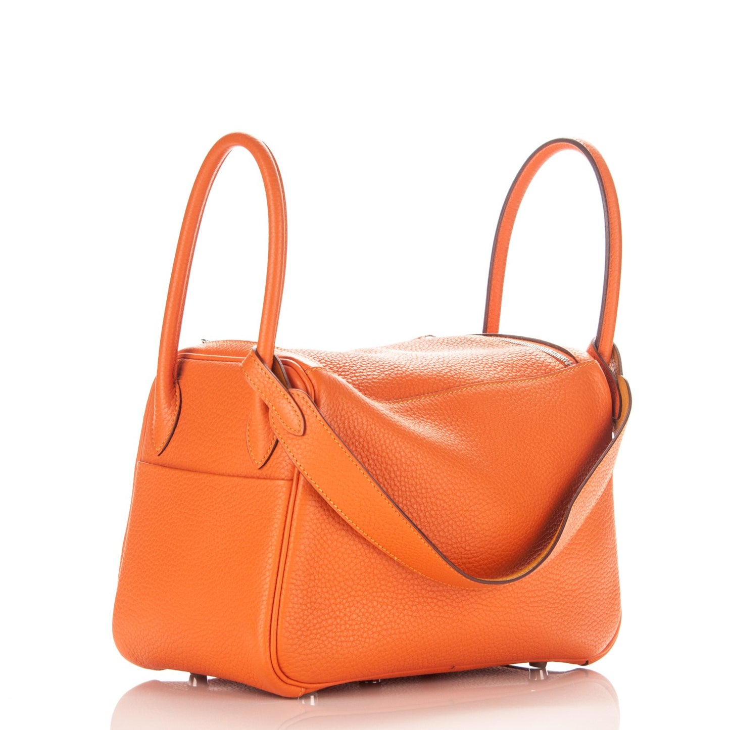 Taurillon Clemence Bi-Color Lindy 26 Orange Moutarde
