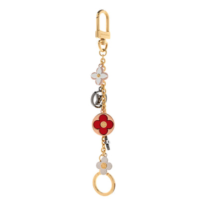 Louis Vuitton Preppy Flowers Bag Charm Chain Multicolor 1 of 5