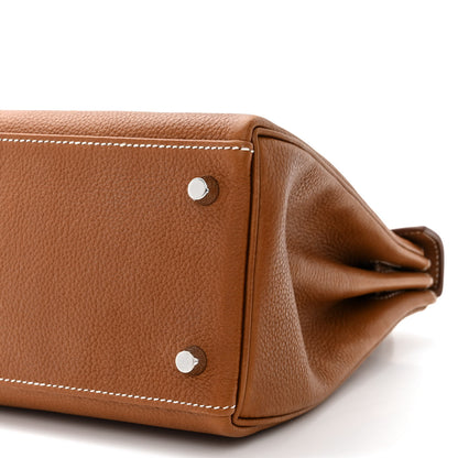 Hermes Barenia Faubourg Kelly Retourne 28 Fauve 10 of 11