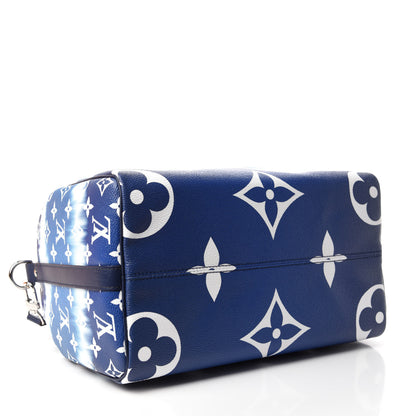 Louis Vuitton Monogram Escale Speedy Bandouliere 30 Blue 4 of 12