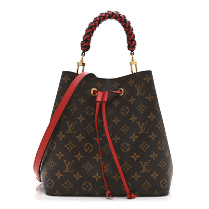 Louis Vuitton Monogram Braided Neonoe Coquelicot 1 of 10