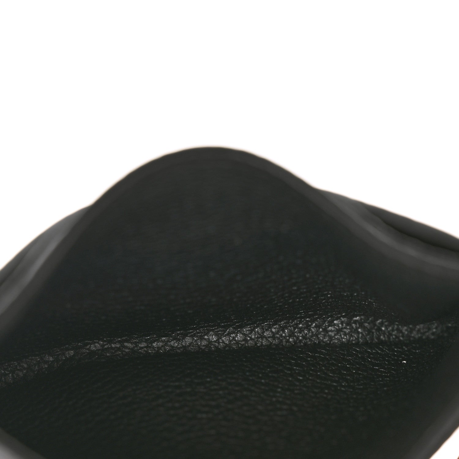 Louis Vuitton Calfskin Lockme Card Holder Black 5 of 7