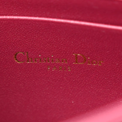 Christian Dior Lambskin Cannage Mini My Dior Top Handle Clutch Burgundy 6 of 11