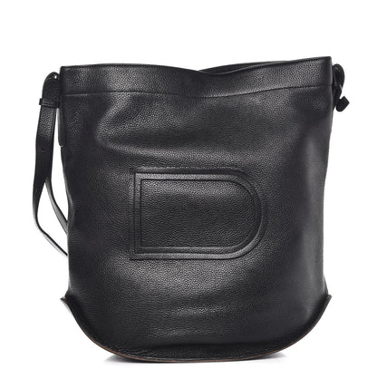 Delvaux Taurillon Le Pin Shoulder Bag Black 1 of 10
