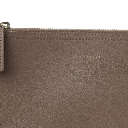 Saint Laurent Calfskin Large Shopping Tote Taupe 14 of 28