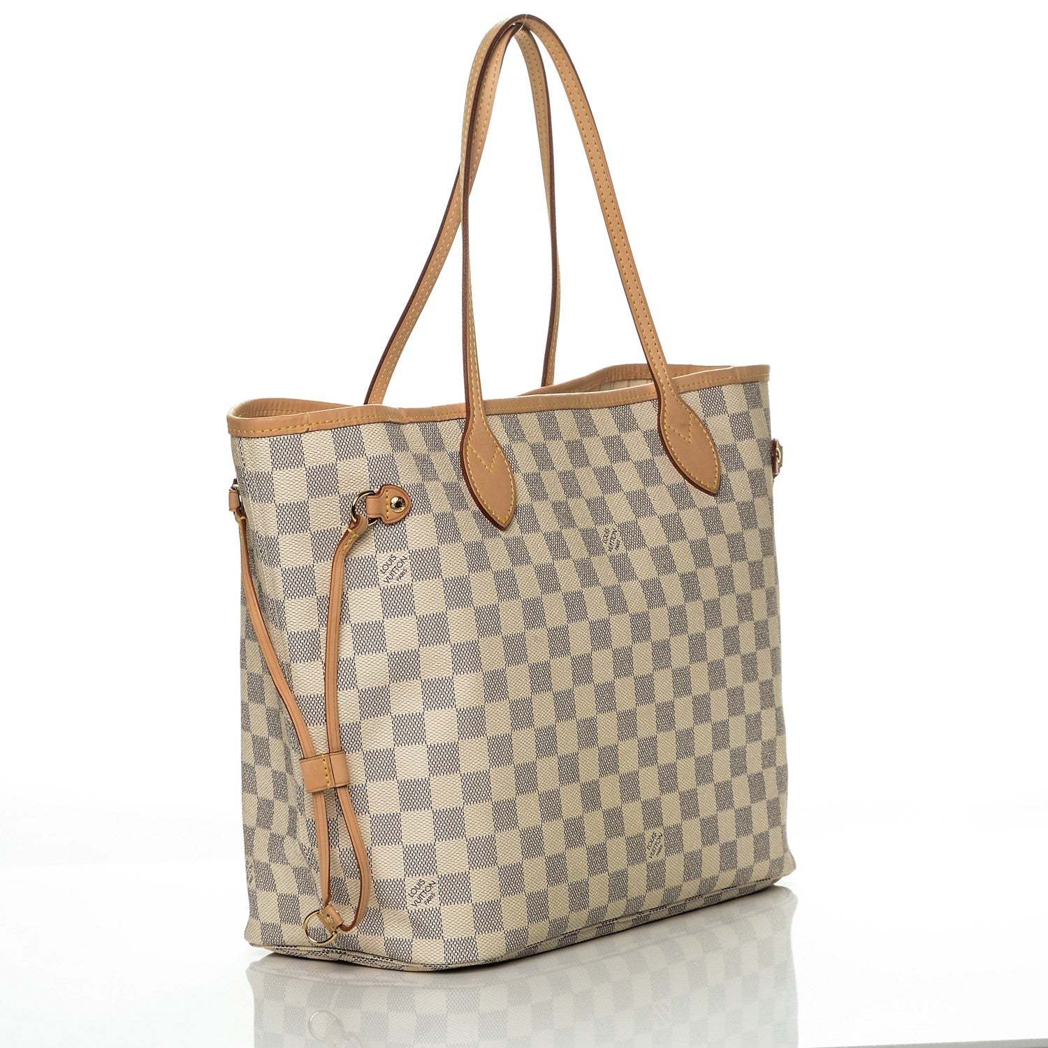 Louis Vuitton Damier Azur Neverfull MM 3 of 7