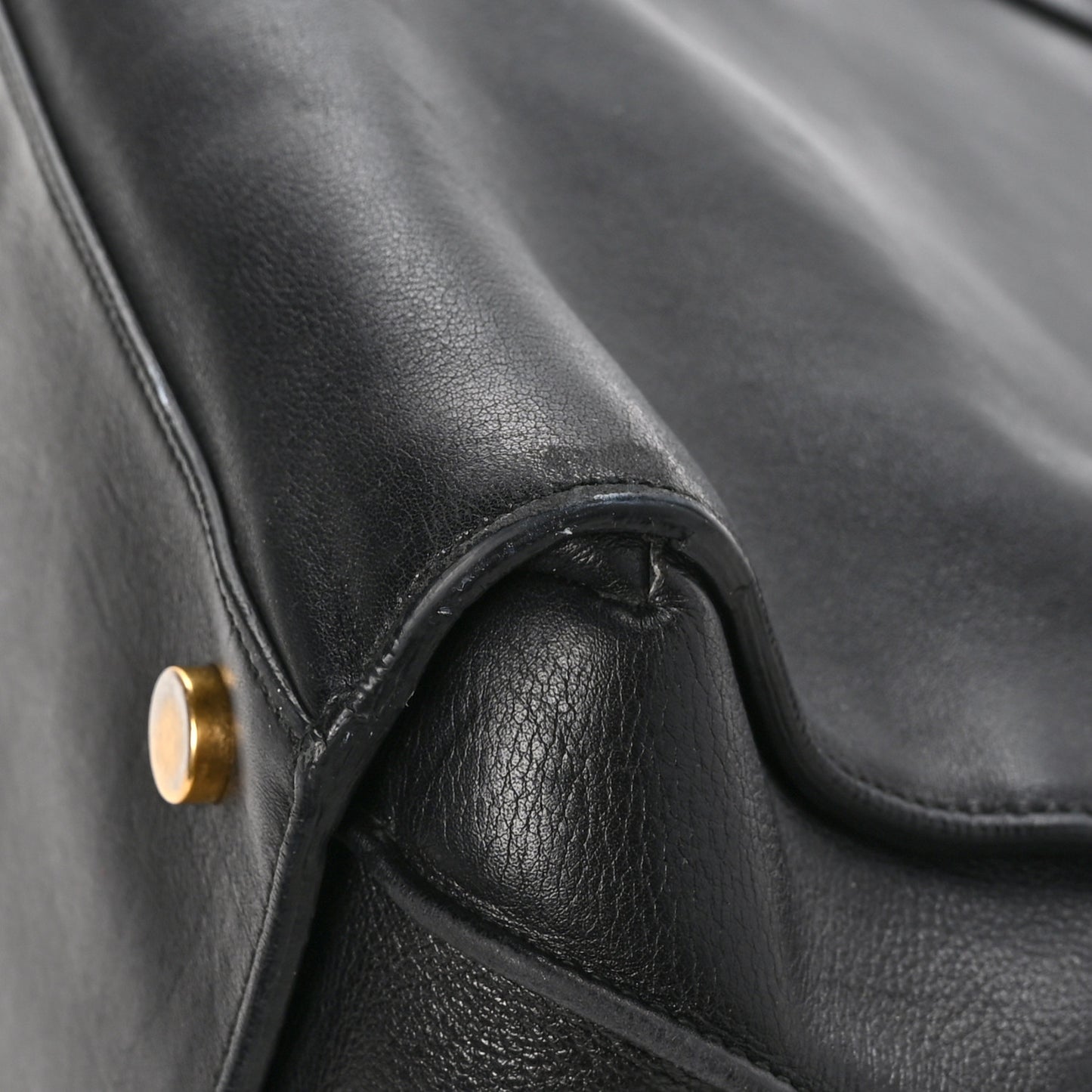 Calfskin Large Sac De Jour Carryall Black