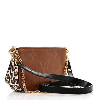 Louis Vuitton Empreinte Monogram Giant Wild At Heart Multi Pochette Accessories Caramel 3 of 11