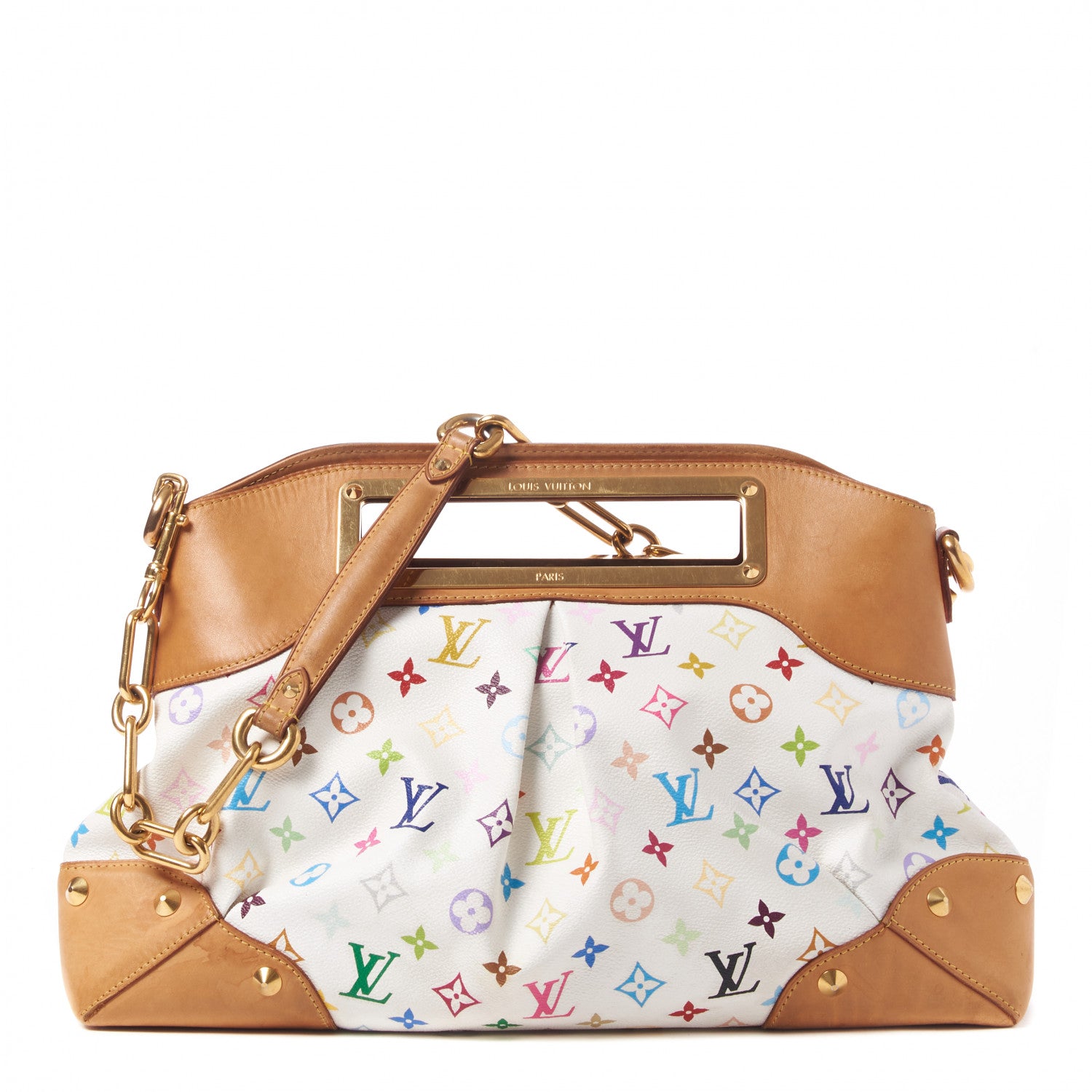 Louis Vuitton Monogram Multicolor Judy GM White 1 of 8