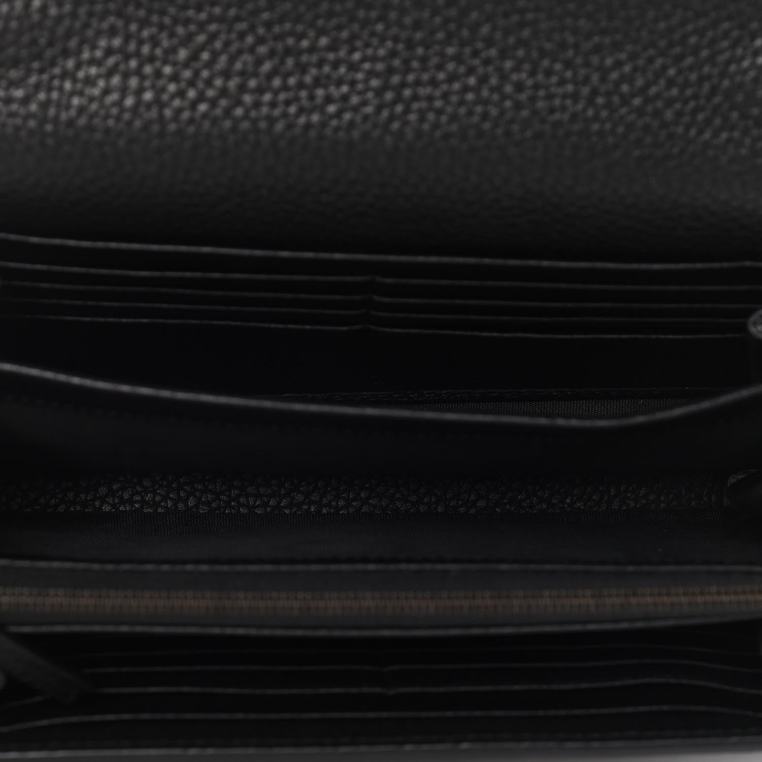 Gucci Calfskin GG Marmont Chain Wallet Black 5 of 5
