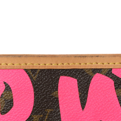 Louis Vuitton Monogram Graffiti Neverfull GM Fuchsia 12 of 14