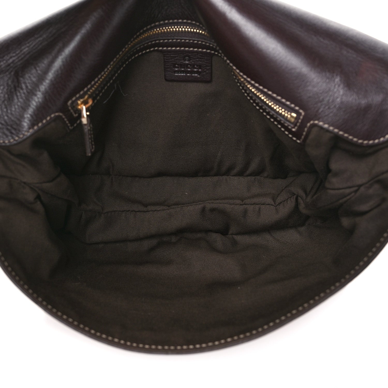 Gucci Calfskin Web Small Britt Shoulder Bag Brown 5 of 9