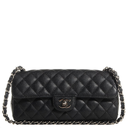 Chanel Caviar East West Flap Bag Black 1 of 9