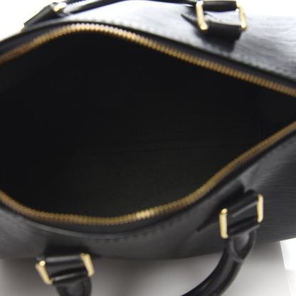 Louis Vuitton Epi Speedy 25 Black 5 of 11