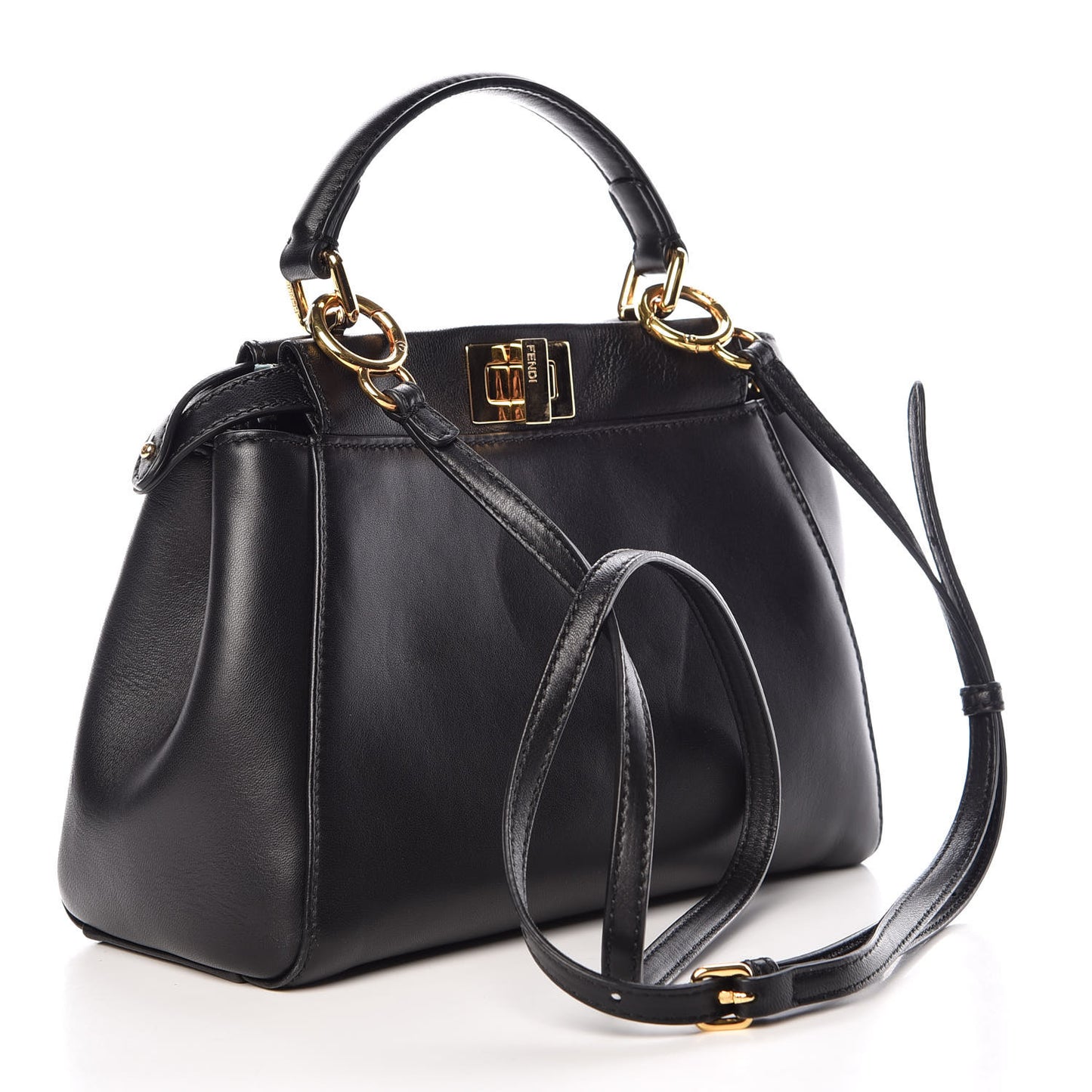 Nappa Mini Peekaboo Iconic Satchel Black