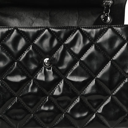 Chanel Vinyl Quilted In The Business Flap Bag Black 13 of 15
