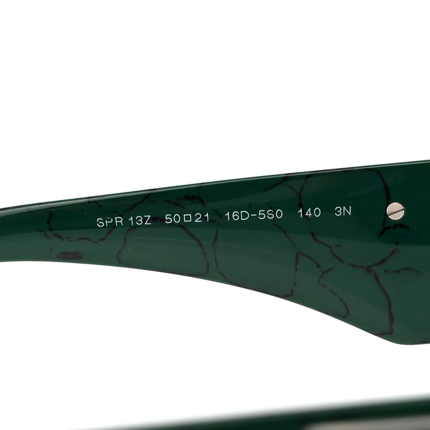 Prada Acetate Symbole Sunglasses SPR 13Z Green Marble 5 of 8