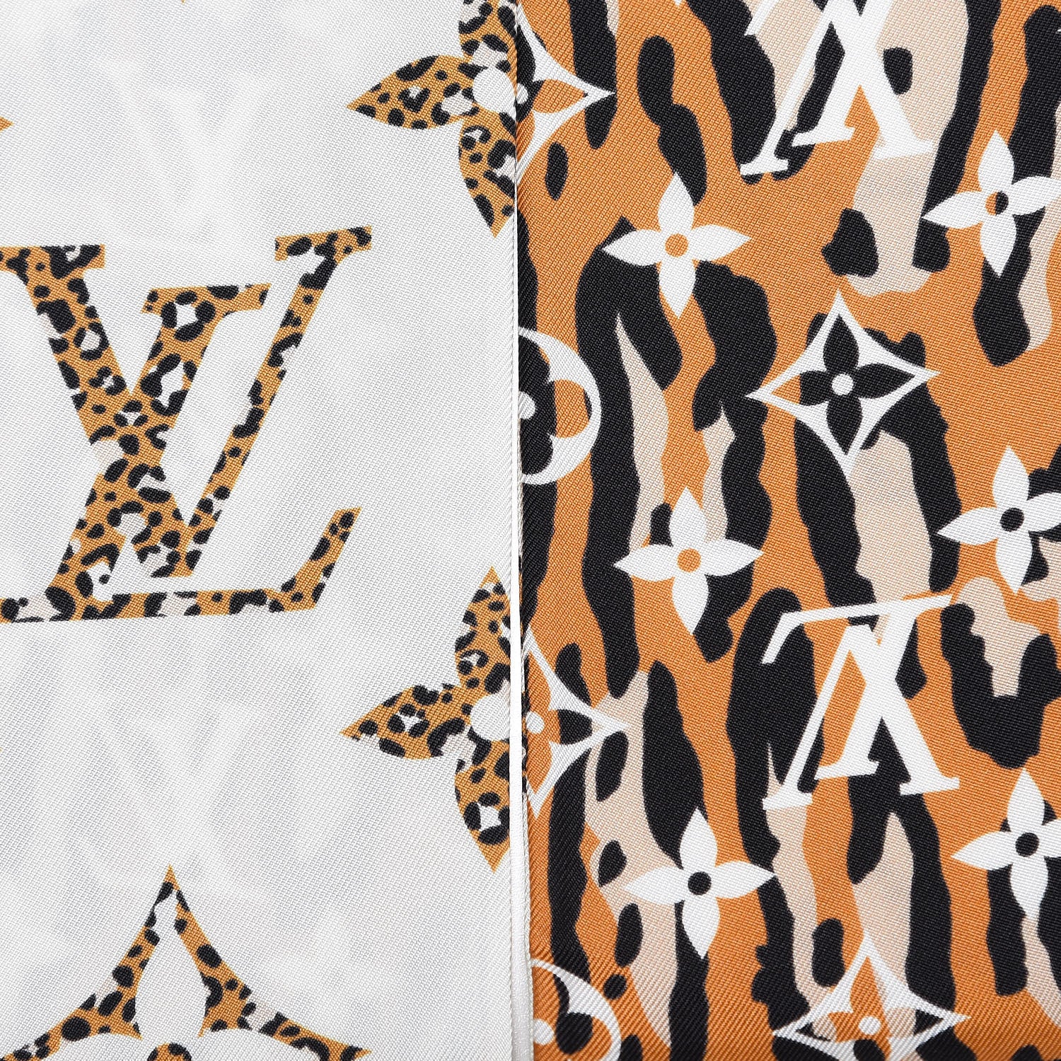 Louis Vuitton Silk Monogram Giant Jungle Bandeau Ivory 6 of 6