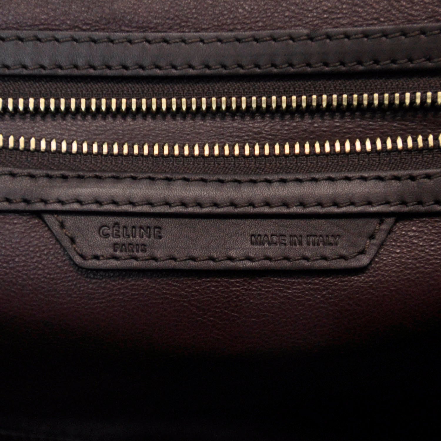 Celine Python Mini Luggage Burgundy 7 of 8