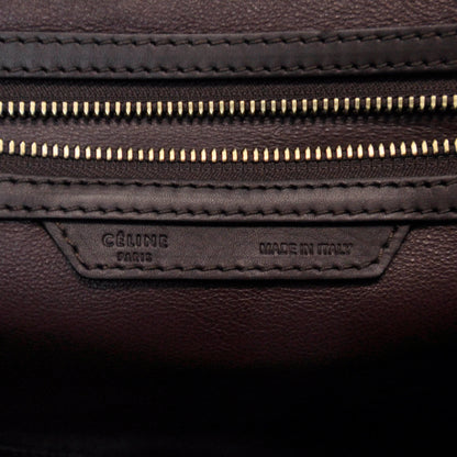 Celine Python Mini Luggage Burgundy 7 of 8
