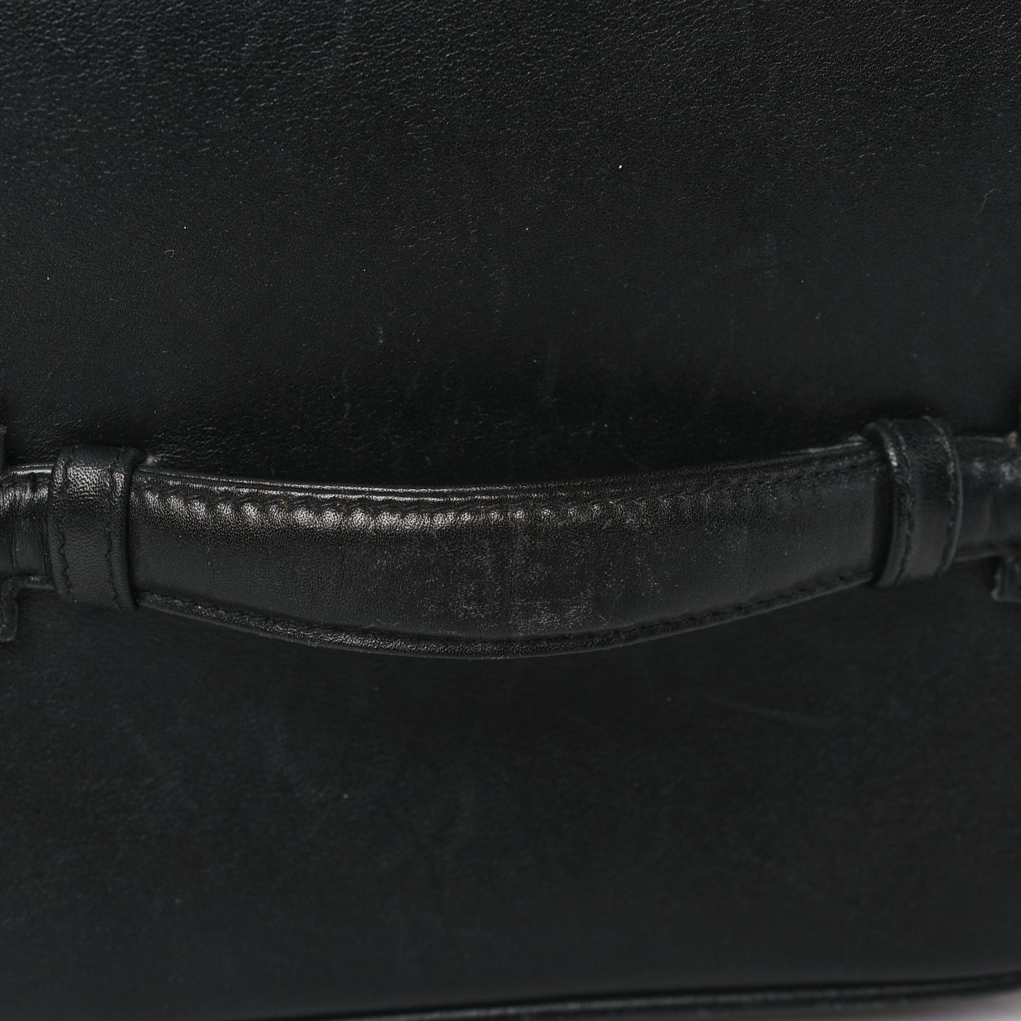 Lambskin Vanity Cosmetic Case Black