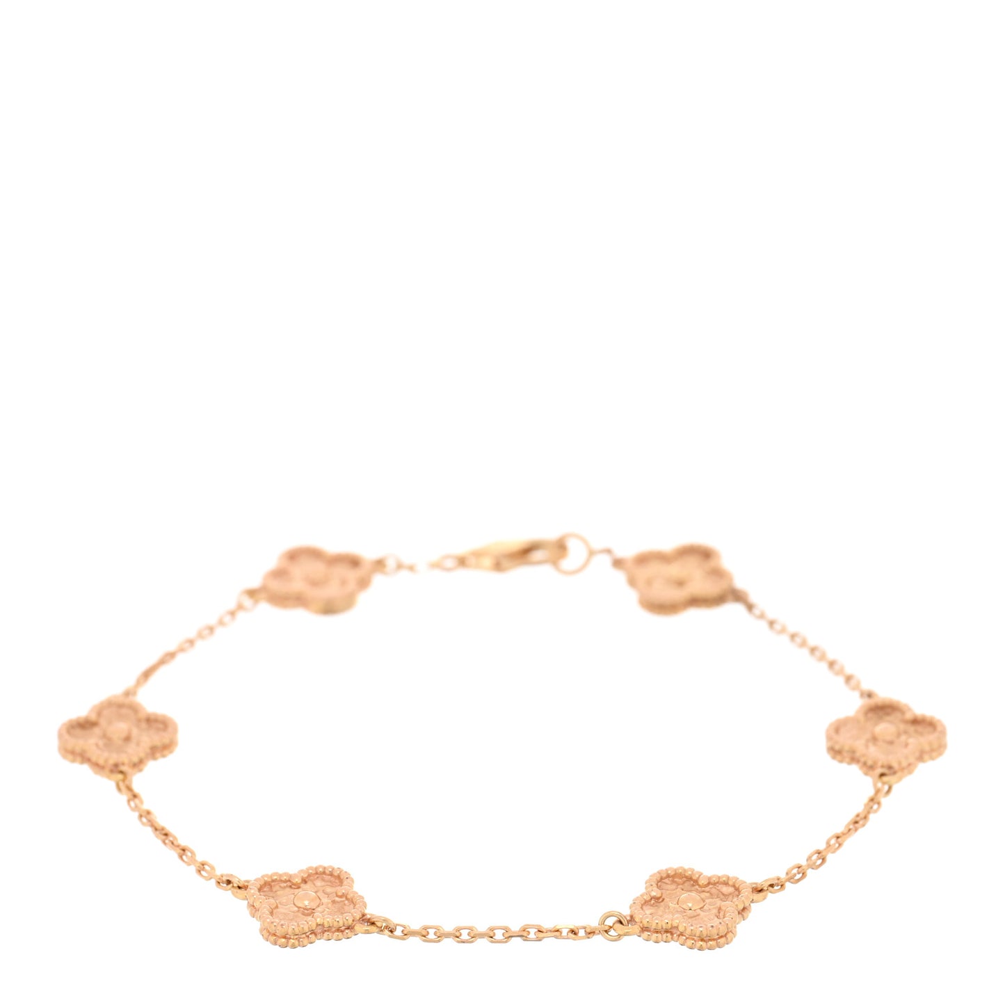 18K Rose Gold 6 Motifs Sweet Alhambra Bracelet