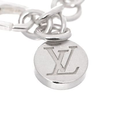 Louis Vuitton Sterling Silver Enamel LV Spike Bracelet Black 3 of 4