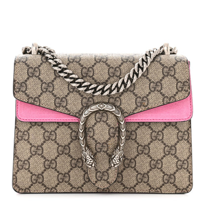 Gucci GG Supreme Monogram Mini Dionysus Shoulder Bag Pink 1 of 10