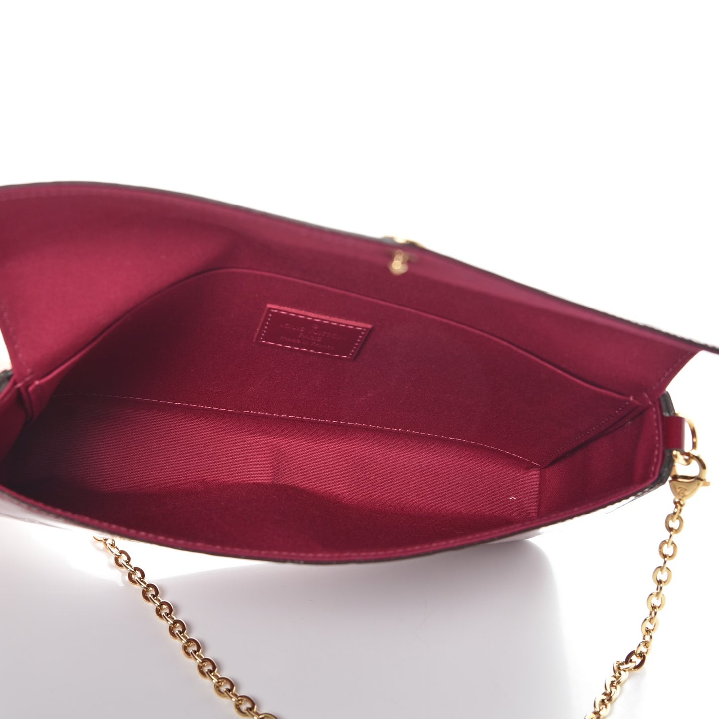 Vernis Felicie Chain Wallet Magenta