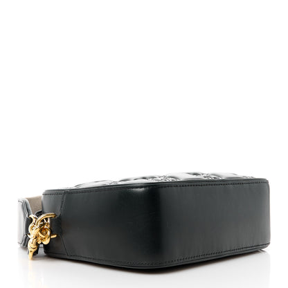 Gucci Calfskin GG Matelasse Shoulder Bag Black Natural 4 of 11
