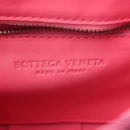 Bottega Veneta Lambskin Maxi Intrecciato Cassette Crossbody Bag Pink 6 of 9