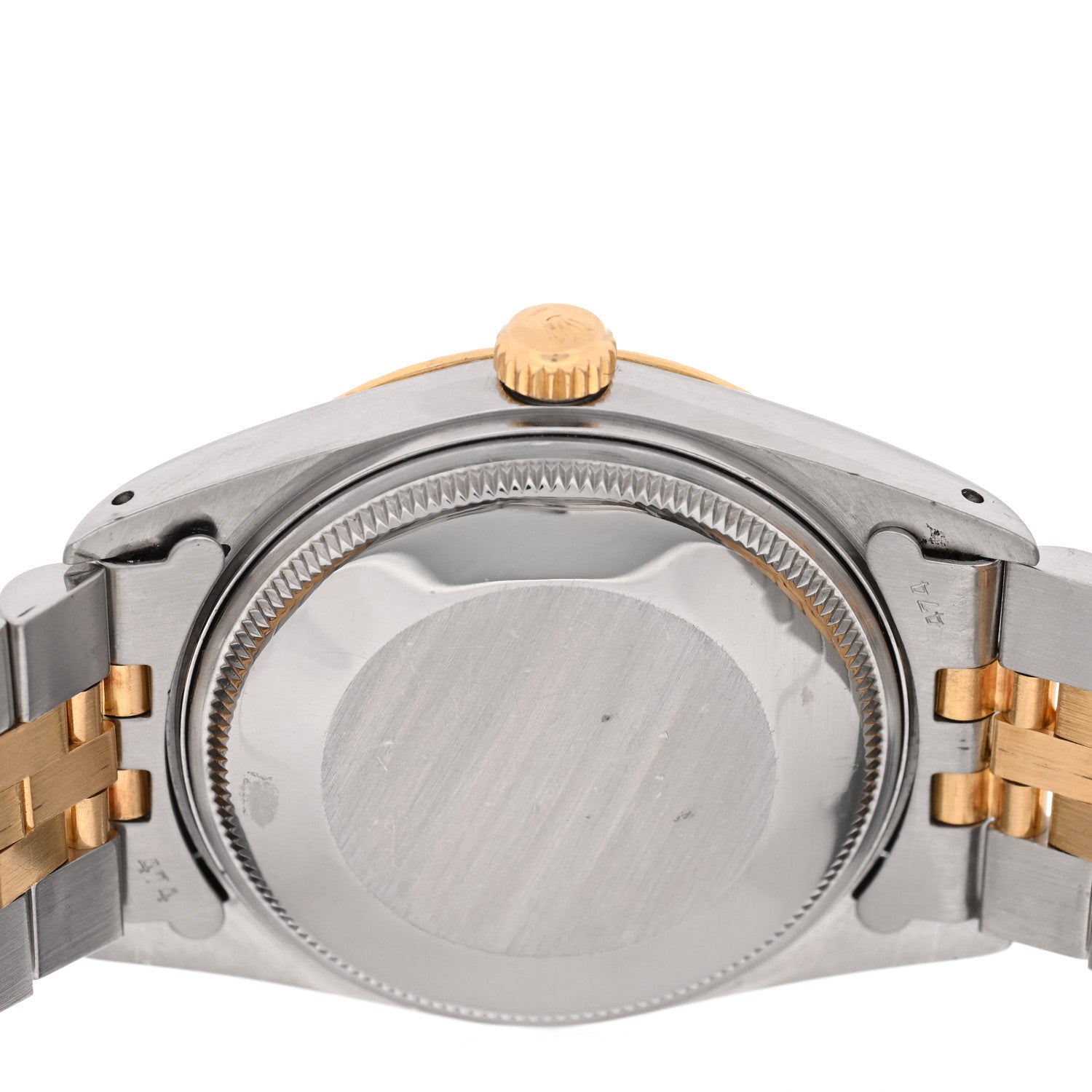 Rolex Stainless Steel 18K Yellow Gold 34mm Oyster Perpetual Date Watch Champagne 15053 4 of 4