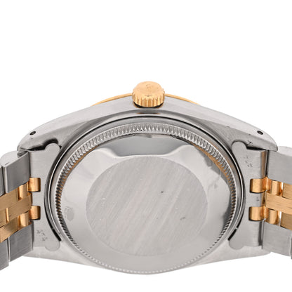 Rolex Stainless Steel 18K Yellow Gold 34mm Oyster Perpetual Date Watch Champagne 15053 4 of 4
